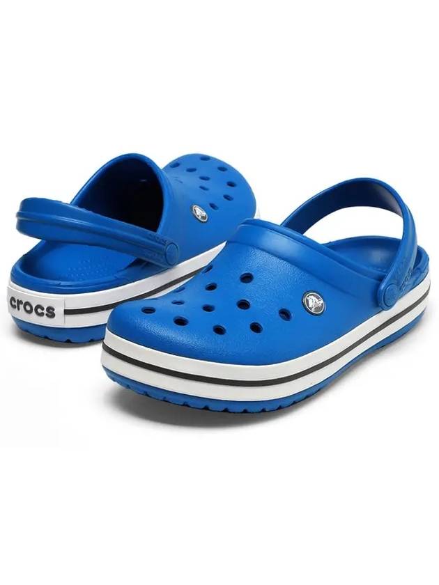 Crocband Clog Cobalt Blue Charcoal 11016 4JN - CROCS - BALAAN 4