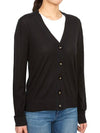 Simone Knit Cardigan Black - TORY BURCH - BALAAN 4