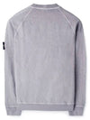 Garment Dyed Malfile Crewneck Sweatshirt Grey Heather - STONE ISLAND - BALAAN 3