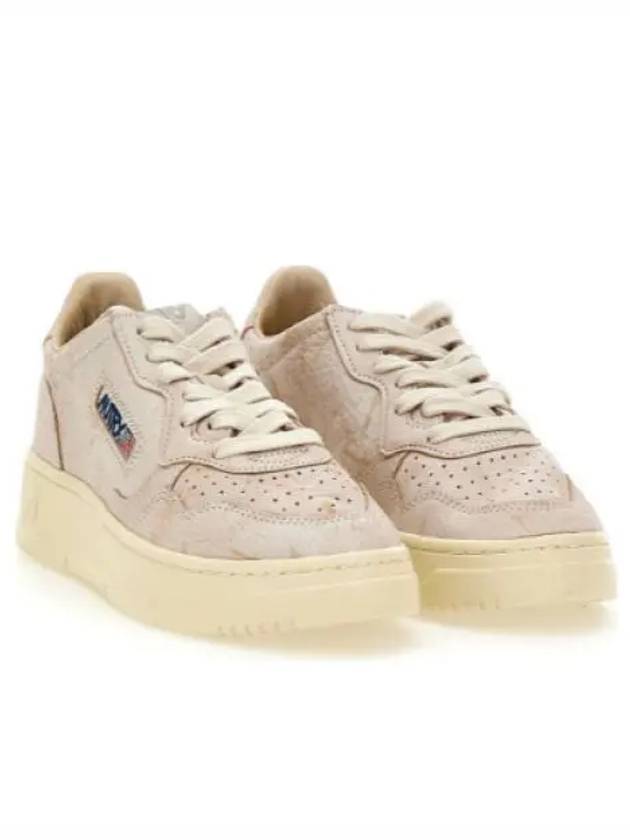 Medalist Leather Low-Top Sneakers Beige - AUTRY - BALAAN 2