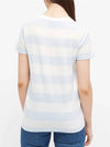 Chloe Dolphin Logo Striped Short Sleeve T-Shirt Blue - A.P.C. - BALAAN 5