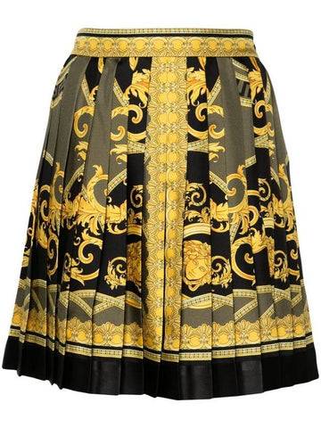 Versace La Coupe Des Dieux Silk Pleated Skirt Clothing - VERSACE - BALAAN 1