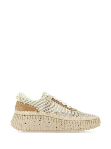 Nama Low Top Sneakers Beige - CHLOE - BALAAN 1