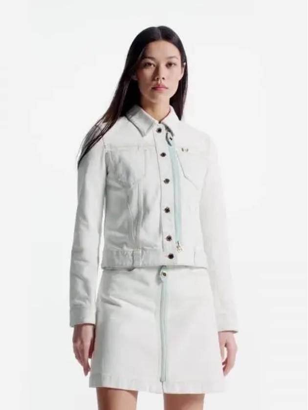 Bleached Denim Jacket White - LOUIS VUITTON - BALAAN 2