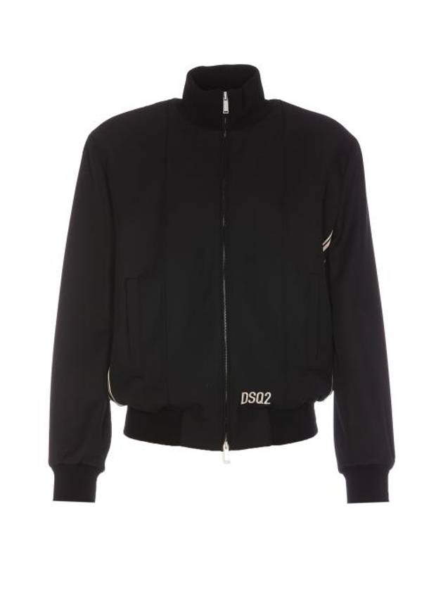 Striped Track Jacket Black - DSQUARED2 - BALAAN 2