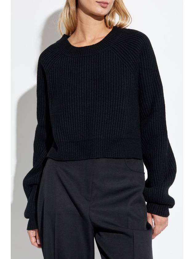 Yohji Yamamoto Backless Sweater, Women's, Black - YOHJI YAMAMOTO - BALAAN 3