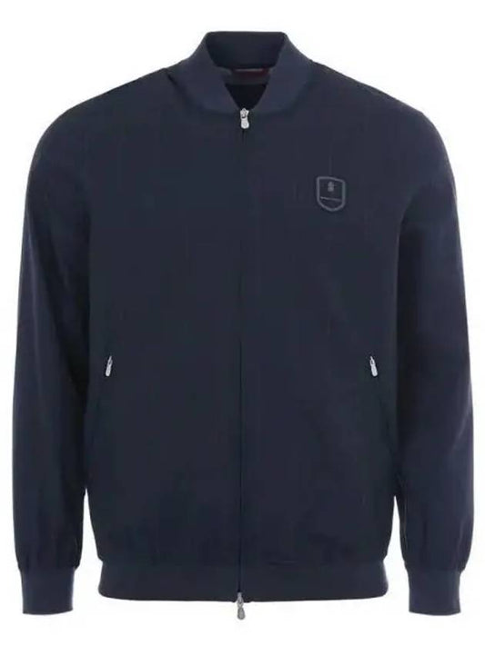 Stripe Zip-Up Jacket Blue - BRUNELLO CUCINELLI - BALAAN 2