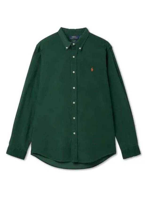 Custom fit corduroy shirt green with 30 reward points - POLO RALPH LAUREN - BALAAN 1