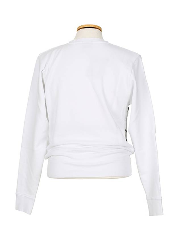 CMBA009 S1606 8026 0100 White Sweatshirt - MARCELO BURLON - BALAAN 3