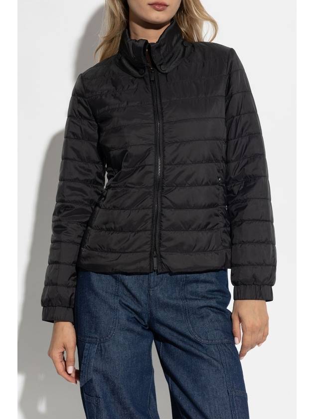 Emporio Armani Quilted Jacket, Women's, Black - EMPORIO ARMANI - BALAAN 3