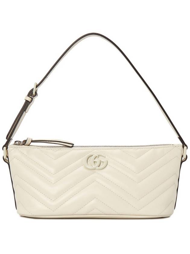 GG Marmont Matelassé Shoulder Bag White - GUCCI - BALAAN 9