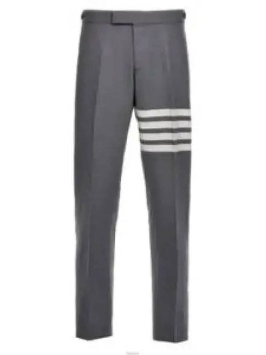 4 Bar Low Rise Slacks Grey - THOM BROWNE - BALAAN 2