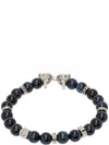 Ferragamo Gancini Gancini metal link bead blue bracelet - SALVATORE FERRAGAMO - BALAAN 2