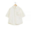 Double Pocket Short Sleeve Ivory - LEMAIRE - BALAAN 2