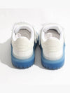 ID Rubber Calfskin Low Top Sneakers White Blue - DIOR - BALAAN 4