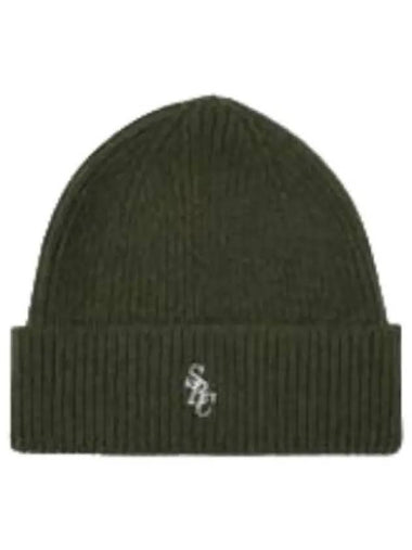 Wool beanie khaki - SPORTY & RICH - BALAAN 1