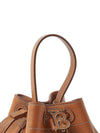 TB Mini Leather Bucket Bag Warm Russet Brown - BURBERRY - BALAAN 9