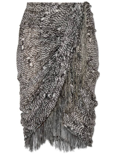 Isabel Marant Skirt Roany, Women's, Grey - ISABEL MARANT - BALAAN 1