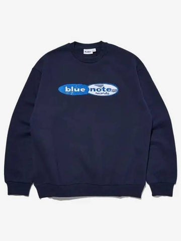 RECORDS LOGO FELT APPLIQUE CREWNECK SWEATSHIRT - BUTTER GOODS - BALAAN 1