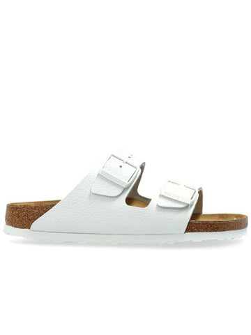 Birkenstock Slides 'Arizona BS', Women's, White - BIRKENSTOCK - BALAAN 1