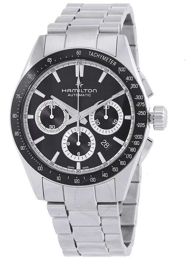 Jazzmaster Performer Chronograph Metal Watch Black - HAMILTON - BALAAN 2