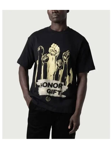 HONOR THE GIFT M Dignity T shirt black SS TEE - HONORINE - BALAAN 1