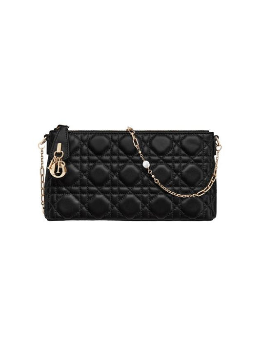 Miss Cannage Lambskin Small Shoulder Bag Black - DIOR - BALAAN 1