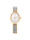 Crystal Rock Oval Metal Watch Rose Gold - SWAROVSKI - BALAAN 1