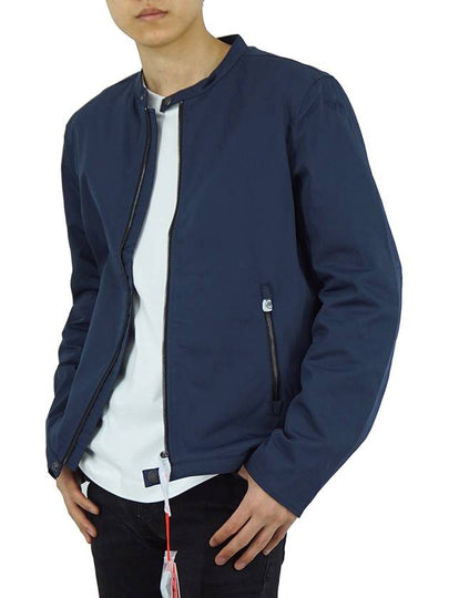 J Glory Nylon Zip-up Jacket Navy - DIESEL - BALAAN 2