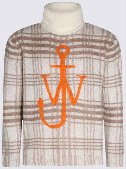 23 fw White Brown Orange Wool Blend Jumper KW0942YN0222036 B0480466813 - JW ANDERSON - BALAAN 2