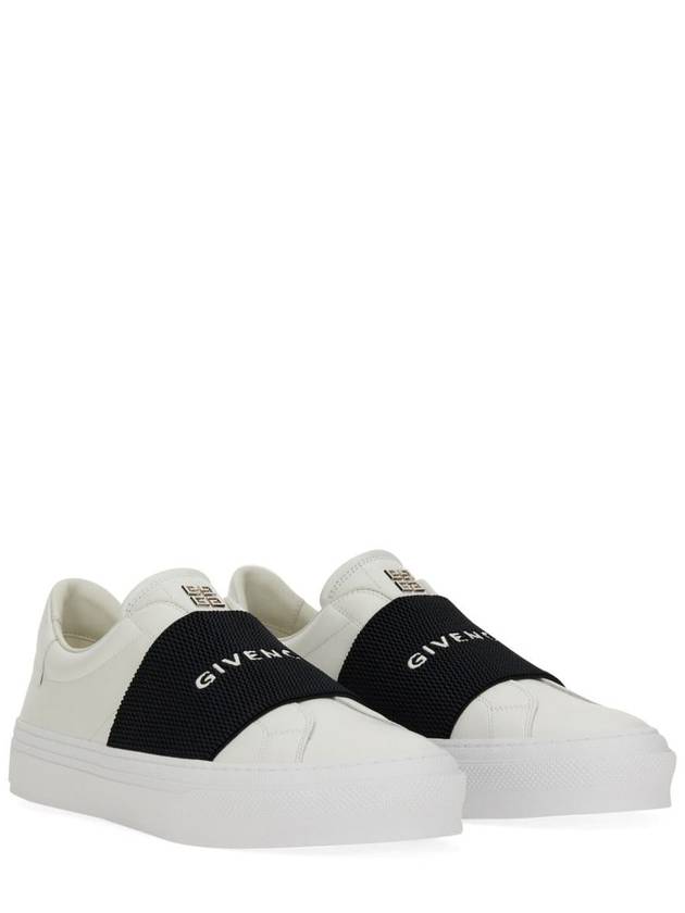 City Court Band Logo Low Top Sneakers White - GIVENCHY - BALAAN 3