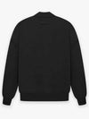 Logo Applique Mock Neck Sweatshirt Black - FEAR OF GOD ESSENTIALS - BALAAN 4