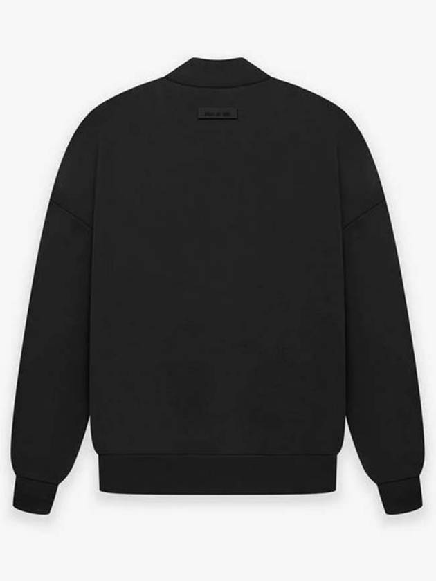 Logo Applique Mock Neck Sweatshirt Black - FEAR OF GOD ESSENTIALS - BALAAN 4