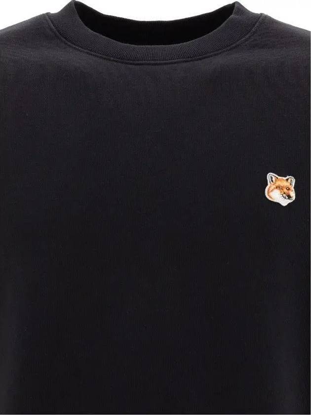 Fox Head Patch Regular Sweatshirt Black - MAISON KITSUNE - BALAAN 5