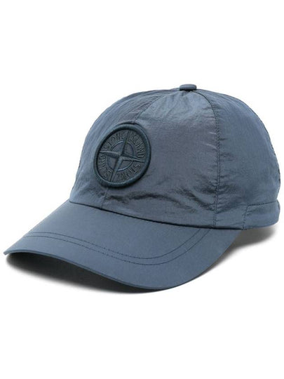 Logo Nylon Metal 6-Panel Ball Cap Navy - STONE ISLAND - BALAAN 2