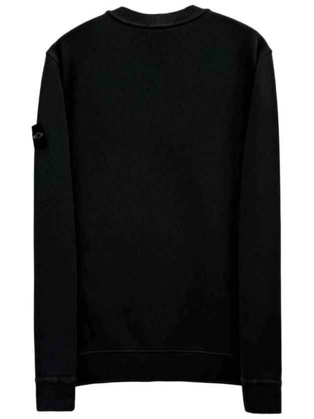 Pocket Wappen Sweatshirt Black - STONE ISLAND - BALAAN 3