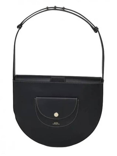 Semi Circle Pocket Bag Black - A.P.C. - BALAAN 2