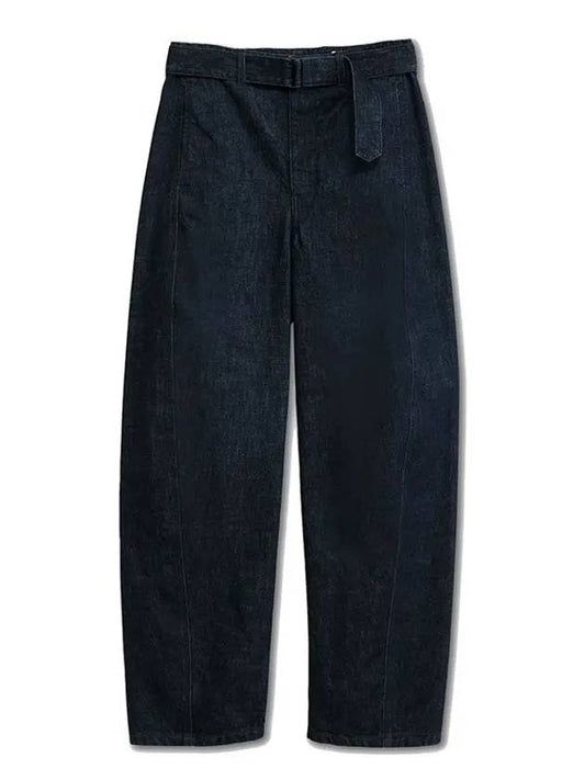 Twisted Belt Straight Jeans Indigo - LEMAIRE - BALAAN 2