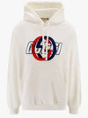 GG Interlocking Cotton Hoodie White - GUCCI - BALAAN 2