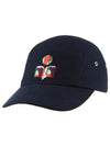 Tyron Embroidered Logo Ball Cap Faded Night - ISABEL MARANT - BALAAN 4