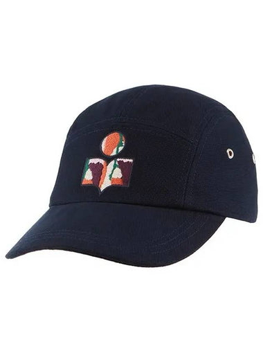 Tyron Embroidered Logo Ball Cap Faded Night - ISABEL MARANT - BALAAN 1