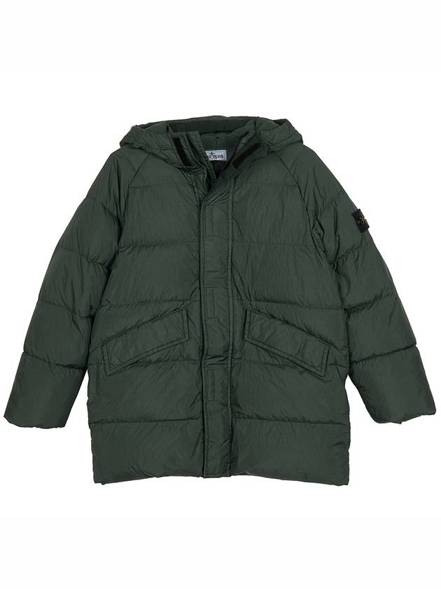 Raglan Down Padding Green - STONE ISLAND - BALAAN 3