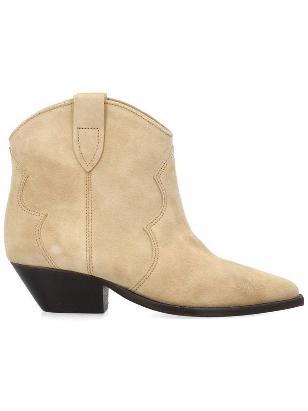 Dwina suede middle boots beige - ISABEL MARANT - BALAAN 1