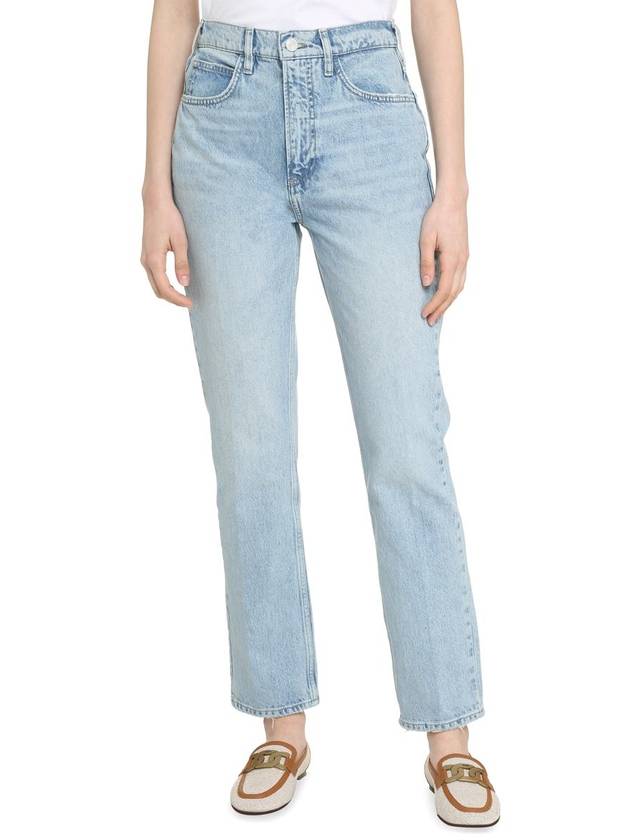 Frame 5-Pocket Straight-Leg Jeans - FRAME - BALAAN 3