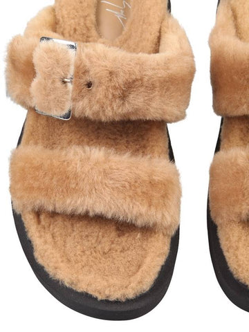 SHEARLING SANDALS - GIUSEPPE ZANOTTI - BALAAN 1