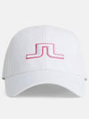 Anga Embroidered Logo Ball Cap White - J.LINDEBERG - BALAAN 2