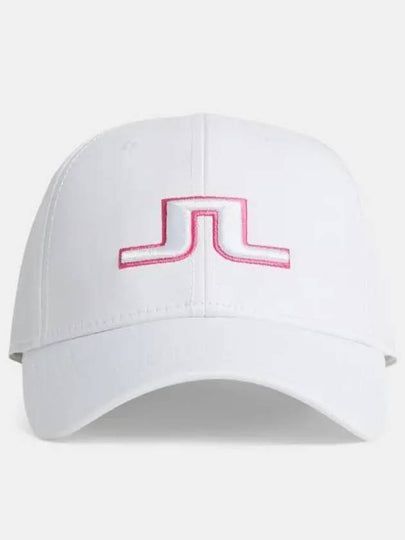 Anga Embroidered Logo Ball Cap White - J.LINDEBERG - BALAAN 2