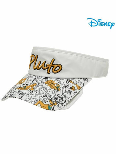 Women s Pattern Lettering Sun Visor Cap DL2LAC032 - DISNEY GOLF - BALAAN 1