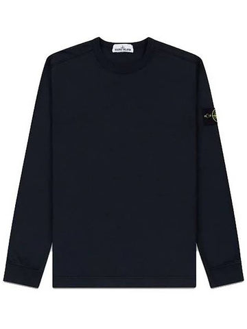 Stone Island Waffen Patch Long Sleeve Navy 721564450 V0020 - STONE ISLAND - BALAAN 1