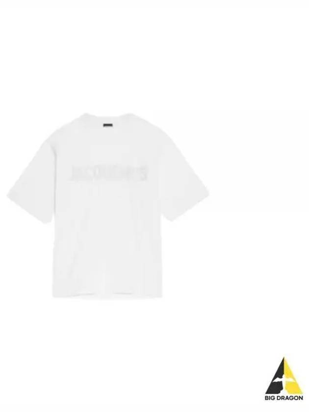 Le Typo Short Sleeve T-Shirt White - JACQUEMUS - BALAAN 2